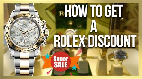 can you get discount off rolex|Can you get Discount on Rolex Watches.